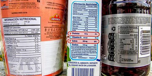 Descifrar etiquetas de alimentos