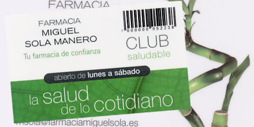 Tarjeta Club Saludable